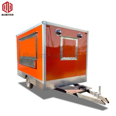 Orange Small Dining Cart