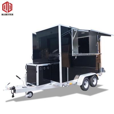 Fully Equipment Food Trucks La Vent En Chin Hotdog Ice Cream BBQ Food Truck With Full Kitchen Food Trailer